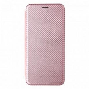 Flip Cover Vivo Y33s / Y21 / Y21s Silicone Carbone Coloré