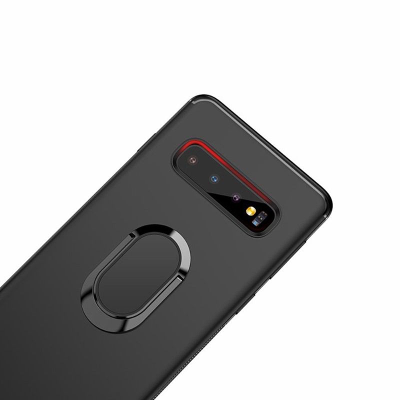 Samsung Galaxy S10 - Coque effet mat avec support magnétique