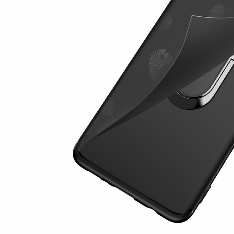 Samsung Galaxy S10 - Coque effet mat avec support magnétique