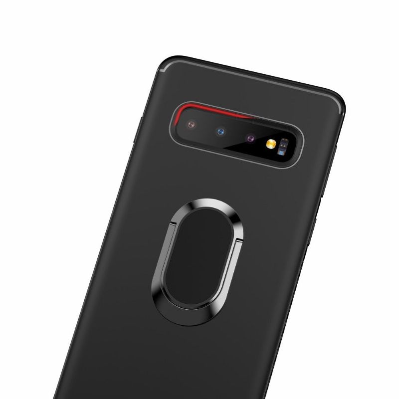 Samsung Galaxy S10 - Coque effet mat avec support magnétique