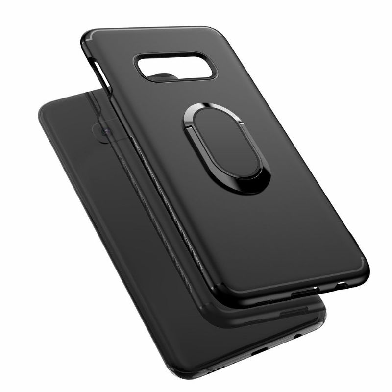 Samsung Galaxy S10 - Coque effet mat avec support magnétique