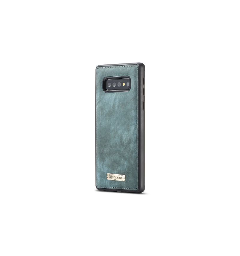 Samsung Galaxy S10 - Coque et étui portefeuille 2-en-1 - Vert