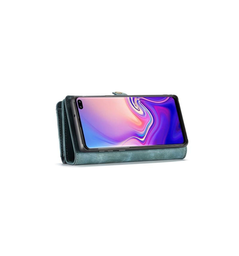 Samsung Galaxy S10 - Coque et étui portefeuille 2-en-1 - Vert