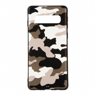 Samsung Galaxy S10 - Coque gel camouflage militaire