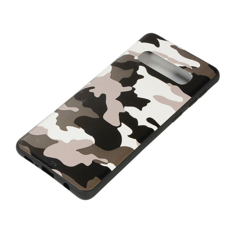 Samsung Galaxy S10 - Coque gel camouflage militaire