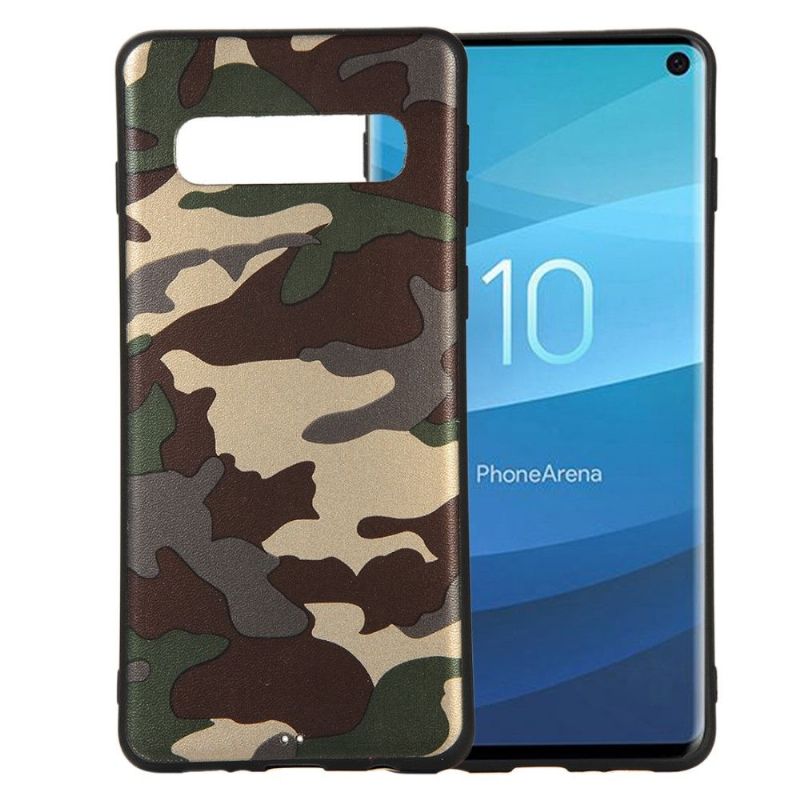 Samsung Galaxy S10 - Coque gel camouflage militaire