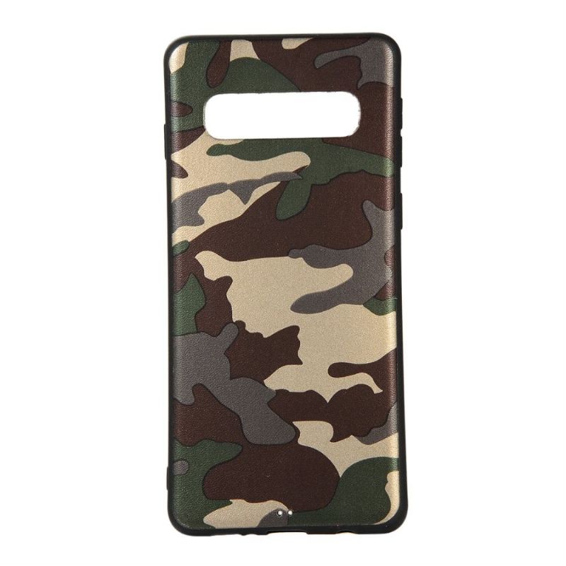 Samsung Galaxy S10 - Coque gel camouflage militaire