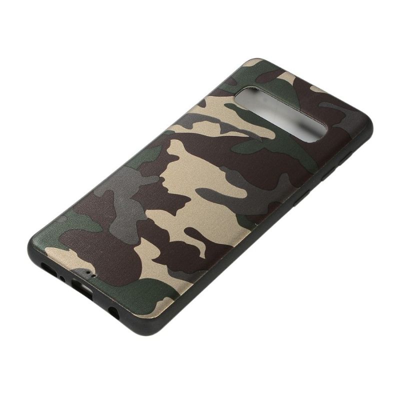 Samsung Galaxy S10 - Coque gel camouflage militaire