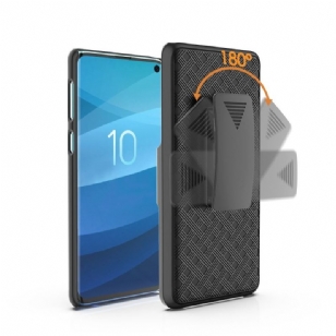 Samsung Galaxy S10 - Coque intégrale avec clip ceinture