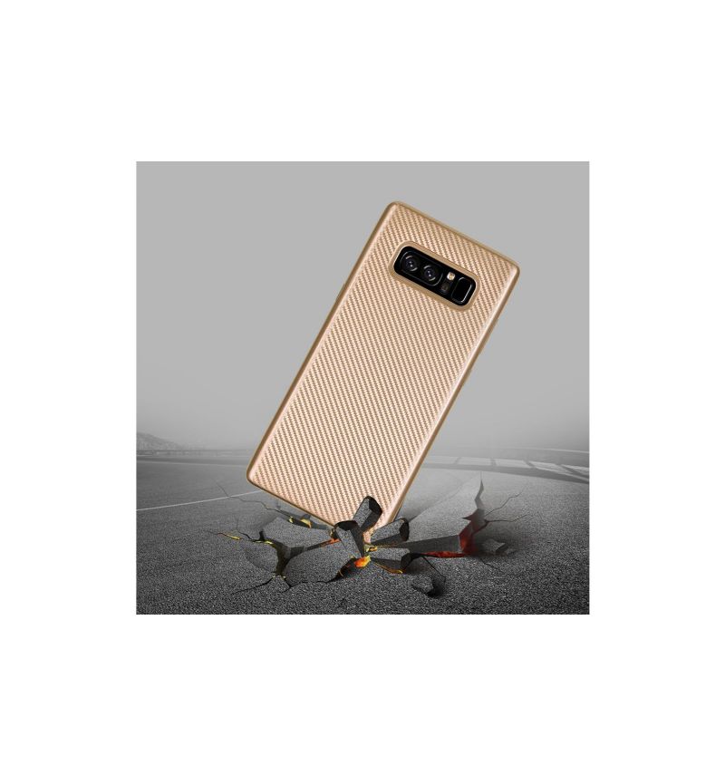 Samsung Galaxy S10 - Coque revêtement fibre de carbone