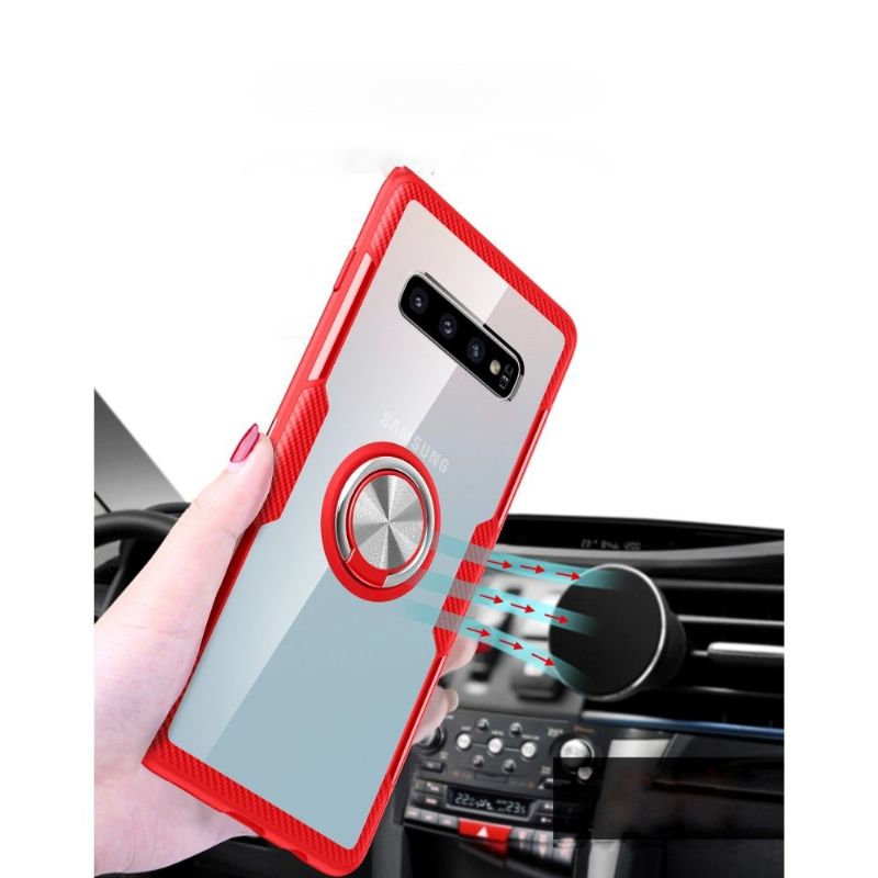 Samsung Galaxy S10 - Coque transparente finger