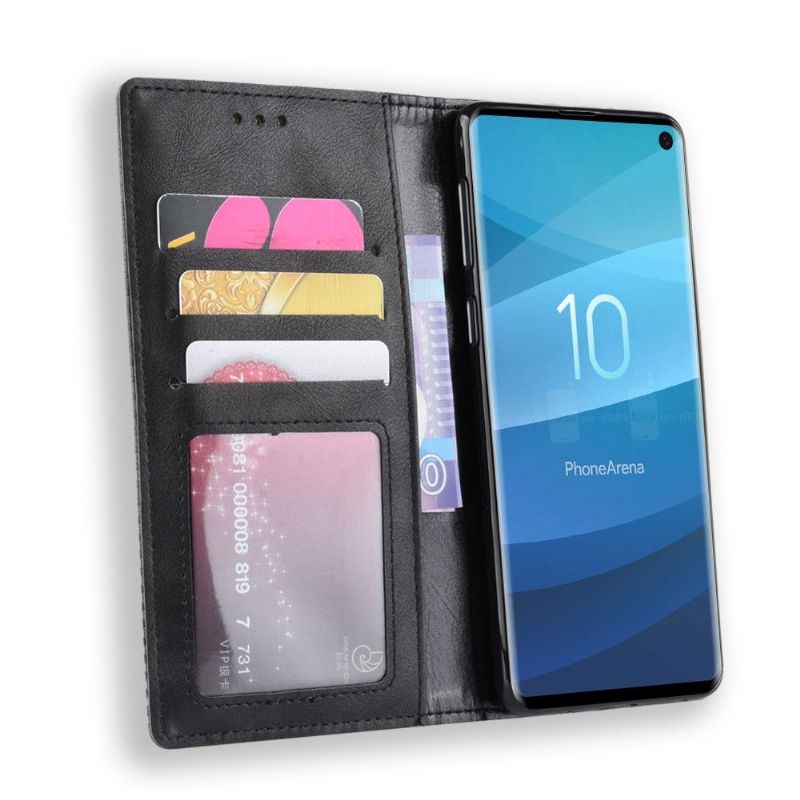 Samsung Galaxy S10 - Étui avec rabat Le Cirénius porte cartes