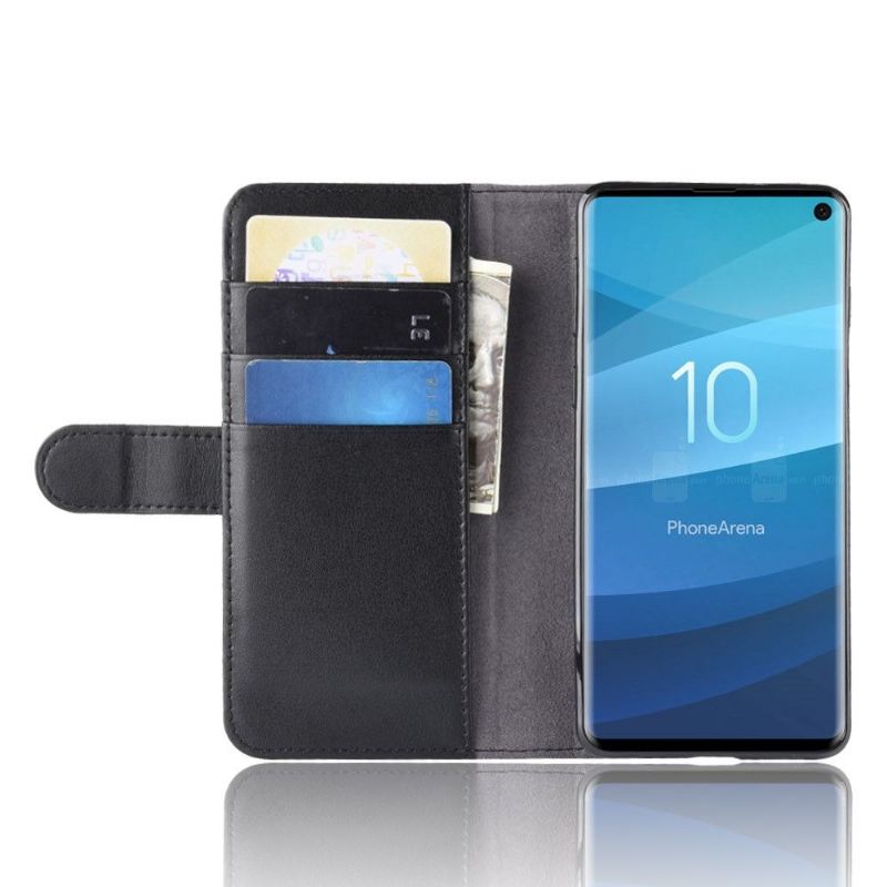 Samsung Galaxy S10 - Housse Cuir Premium