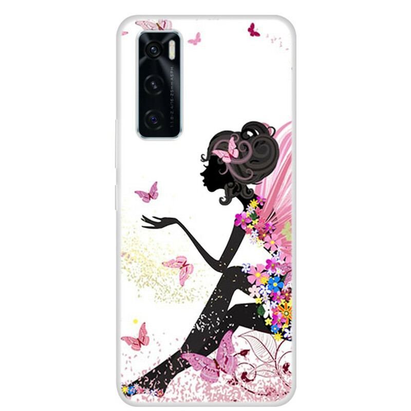 Coque Vivo Y70 Butterfly Lady