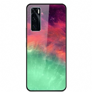 Coque Vivo Y70 Ciel Rouge et Vert