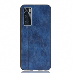 Coque Vivo Y70 Style Cuir Coutures