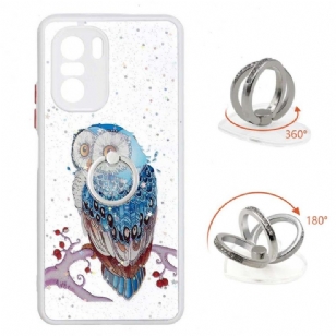 Coque Xiaomi Mi 11i 5G / Poco F3 hibou perché avec anneau