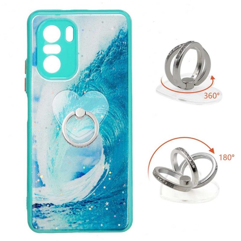 Coque Xiaomi Mi 11i 5G / Poco F3 Vague avec anneau