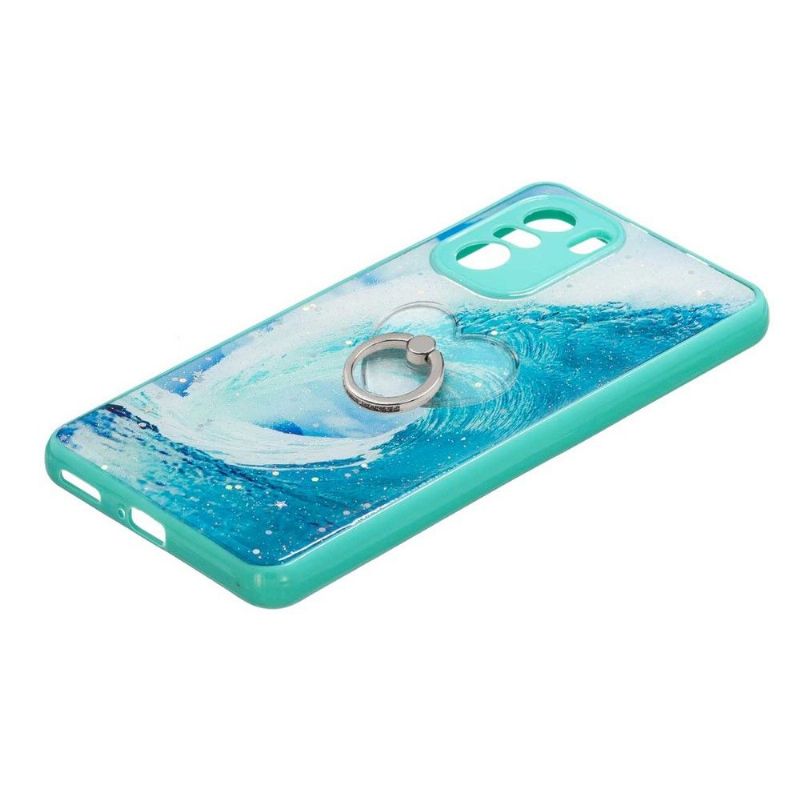 Coque Xiaomi Mi 11i 5G / Poco F3 Vague avec anneau