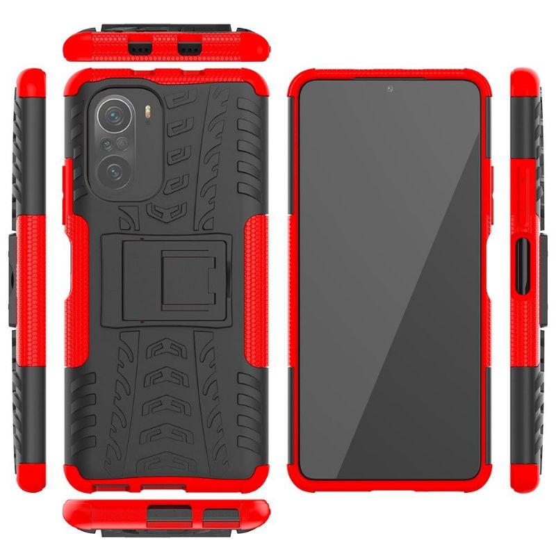 Coque Xiaomi Mi 11i / Poco F3 antidérapante avec support intégré