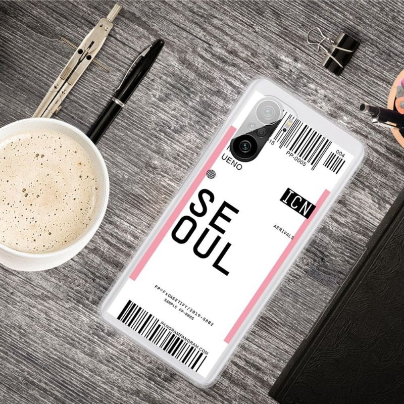 Coque Xiaomi Mi 11i / Poco F3 Boarding Pass 03 SEOUL