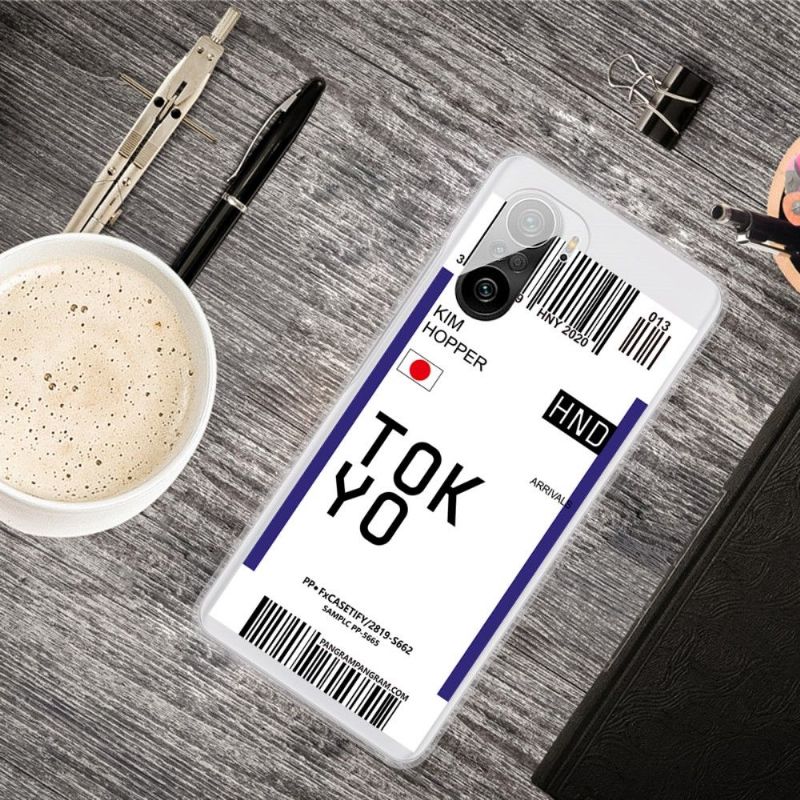 Coque Xiaomi Mi 11i / Poco F3 Boarding Pass 05 TOKYO