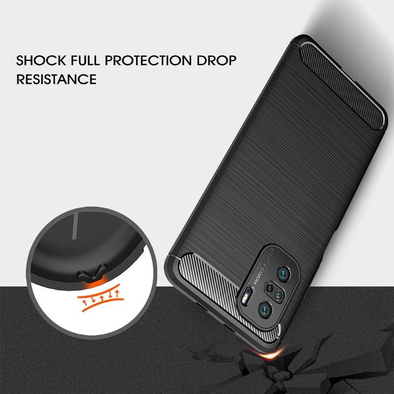 Coque Xiaomi Mi 11i / Poco F3 en Silicone Effet Brossé