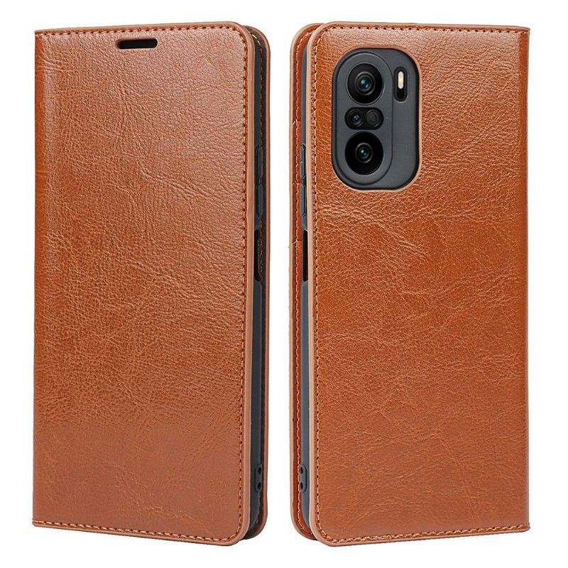 Housse Poco F3 / Xiaomi Mi 11i 5G Cuir Porte Cartes Fonction Support