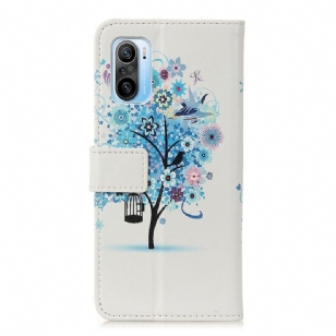 Housse Xiaomi Mi 11i / Poco F3 Arbre bleu