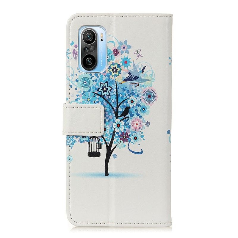 Housse Xiaomi Mi 11i / Poco F3 Arbre bleu