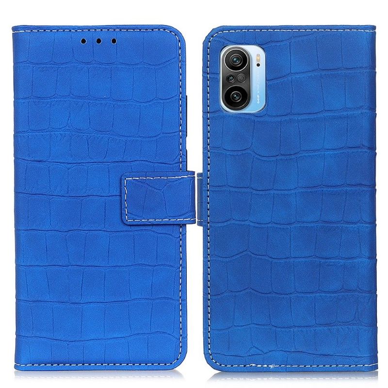 Housse Xiaomi Mi 11i / Poco F3 Simili Cuir Aspect Croco