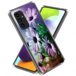 Coque Samsung Galaxy A15 4G / A15 Chrysanthèmes violets