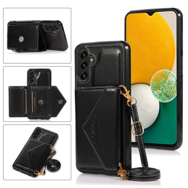 Coque Samsung Galaxy A15 4G / A15 Porte-Cartes et Bandoulière