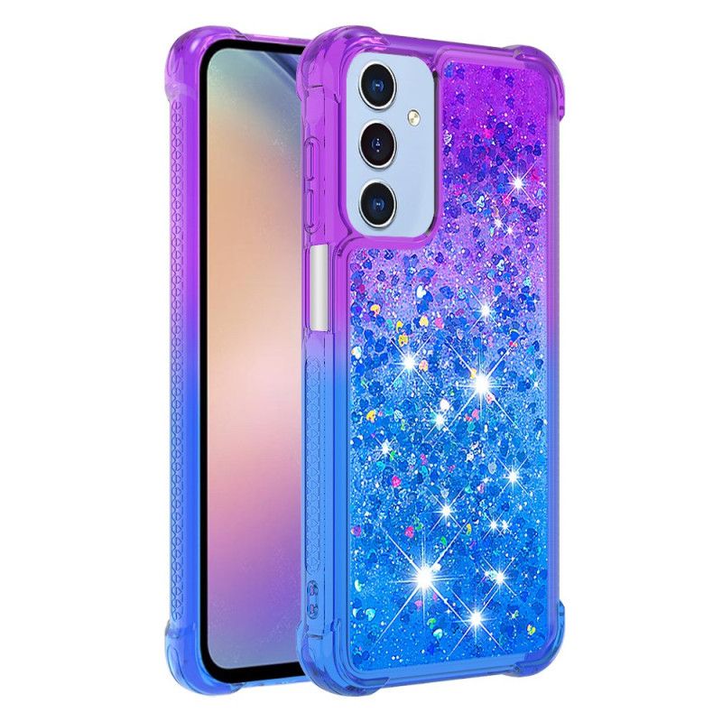 Coque Samsung Galaxy A15 5G Dégradé Paillettes