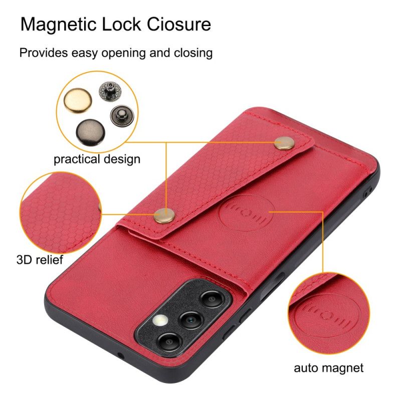 Coque Samsung Galaxy A15 5G Style Cuir Porte-Cartes