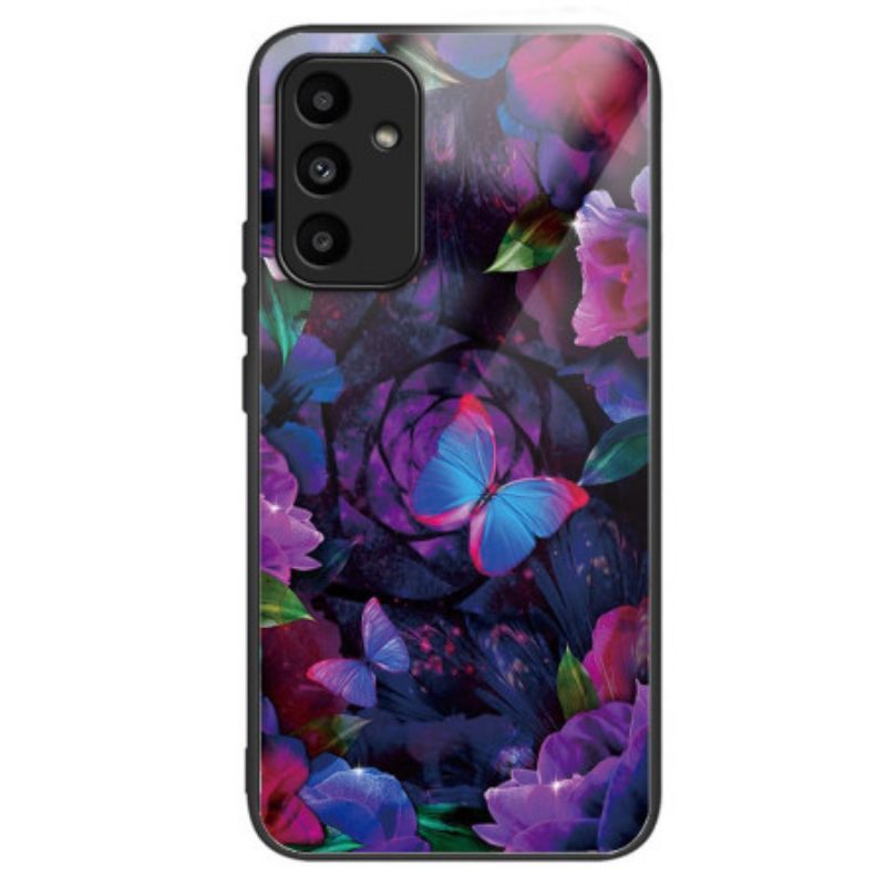 Coque Samsung Galaxy A15 5G / A15 Verre Trempé Papillons Colorés