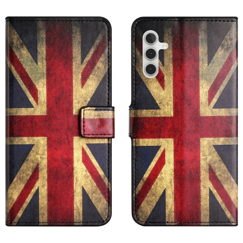 Housse Samsung Galaxy A15 5G Drapeau Anglais Vintage