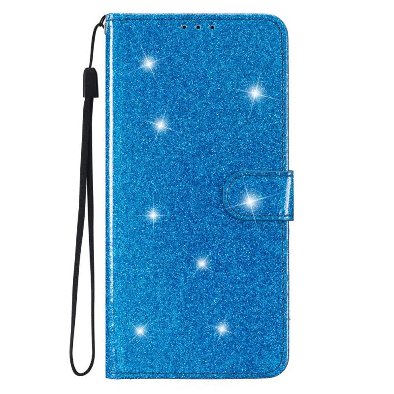 Housse Samsung Galaxy A15 5G Paillettes à Lanière