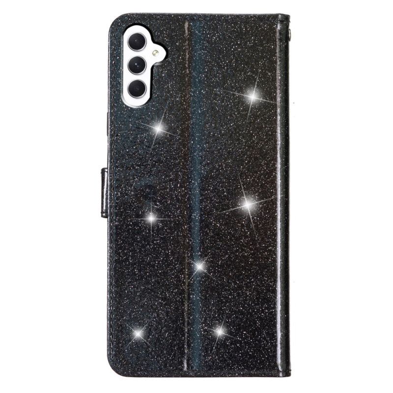 Housse Samsung Galaxy A15 5G Paillettes à Lanière