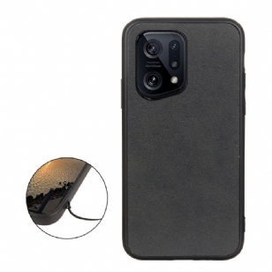 Coque Oppo Find X5 Jazz simili cuir vintage