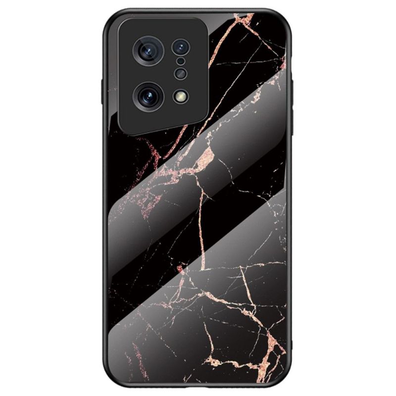 Coque Oppo Find X5 Marbre Lina verre trempé