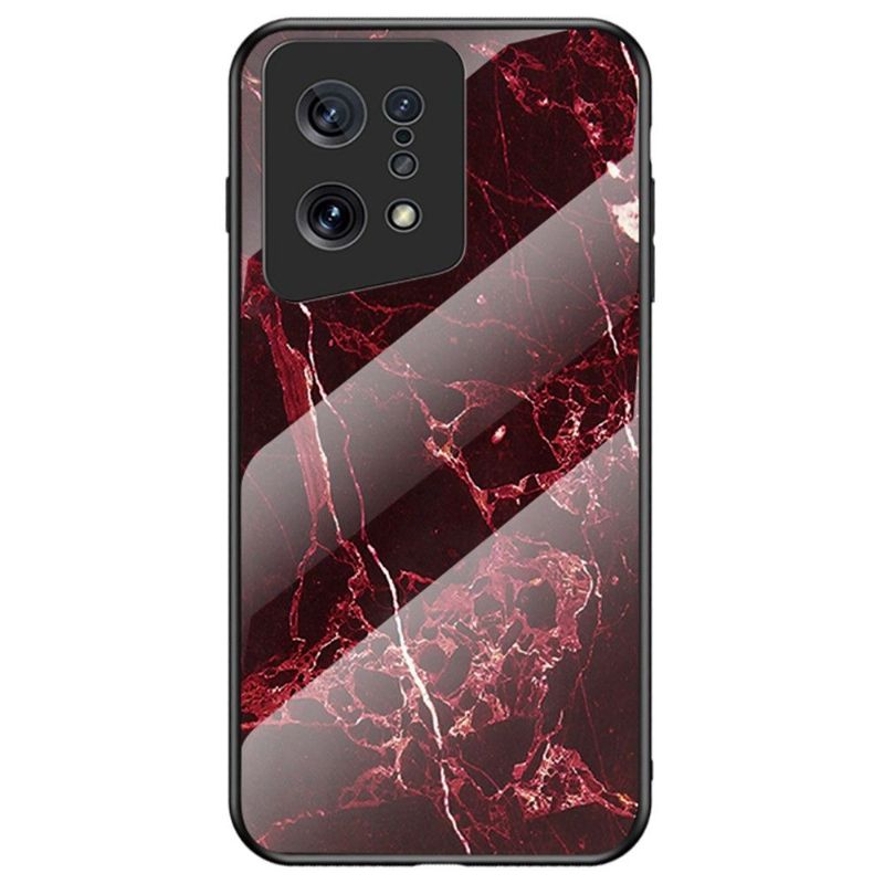 Coque Oppo Find X5 Marbre Lina verre trempé