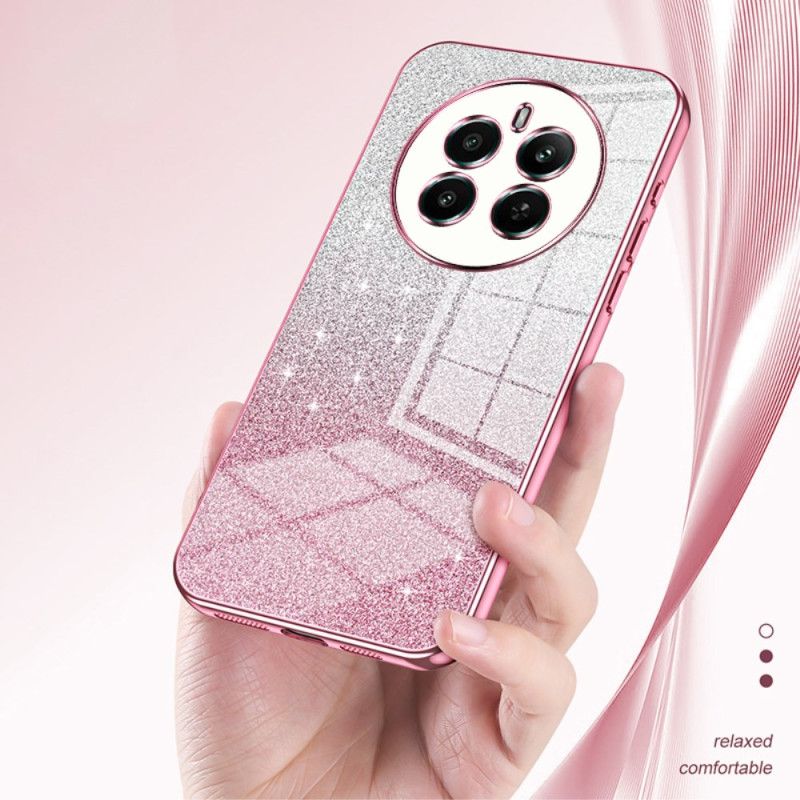 Coque Realme 12 Plus 5G Paillettes Dégradées