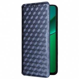 Flip Cover Realme 12 Plus 5G Cubes 3D