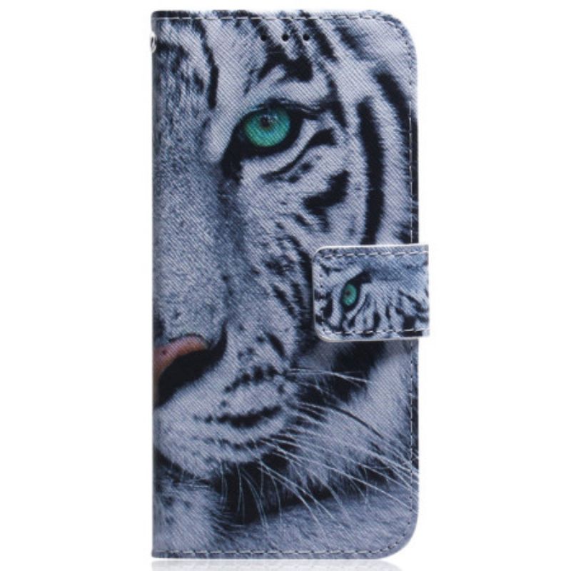 Housse Realme 12 Plus 5G Tigre Blanc