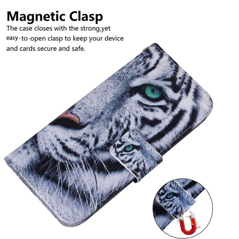 Housse Realme 12 Plus 5G Tigre Blanc