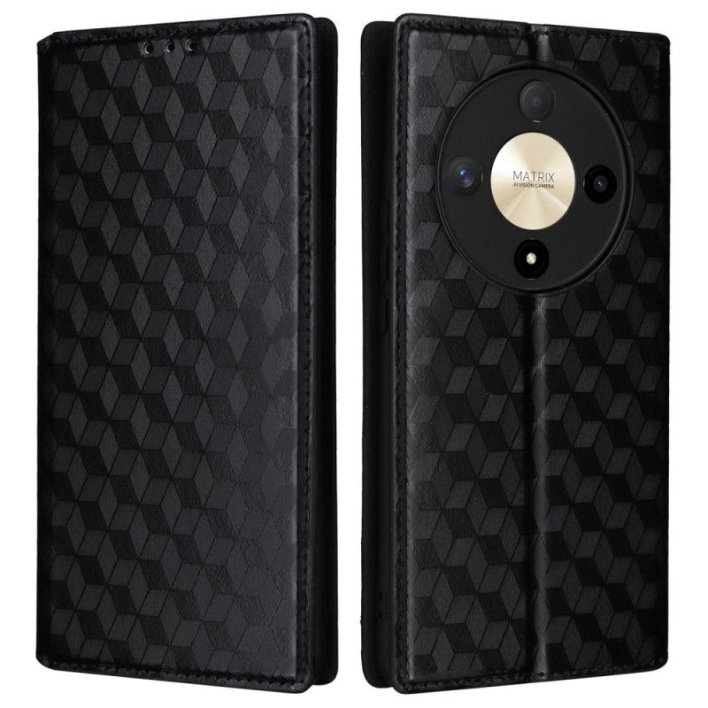 Flip Cover Honor Magic 6 Lite / X9b Losanges 3D