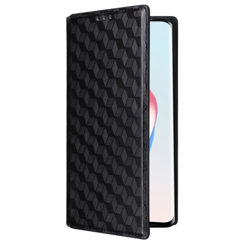 Flip Cover Honor Magic 6 Lite / X9b Losanges 3D