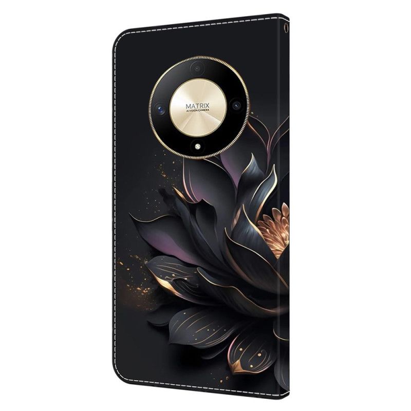 Housse Honor Magic 6 Lite / X9b Lotus Pourpre