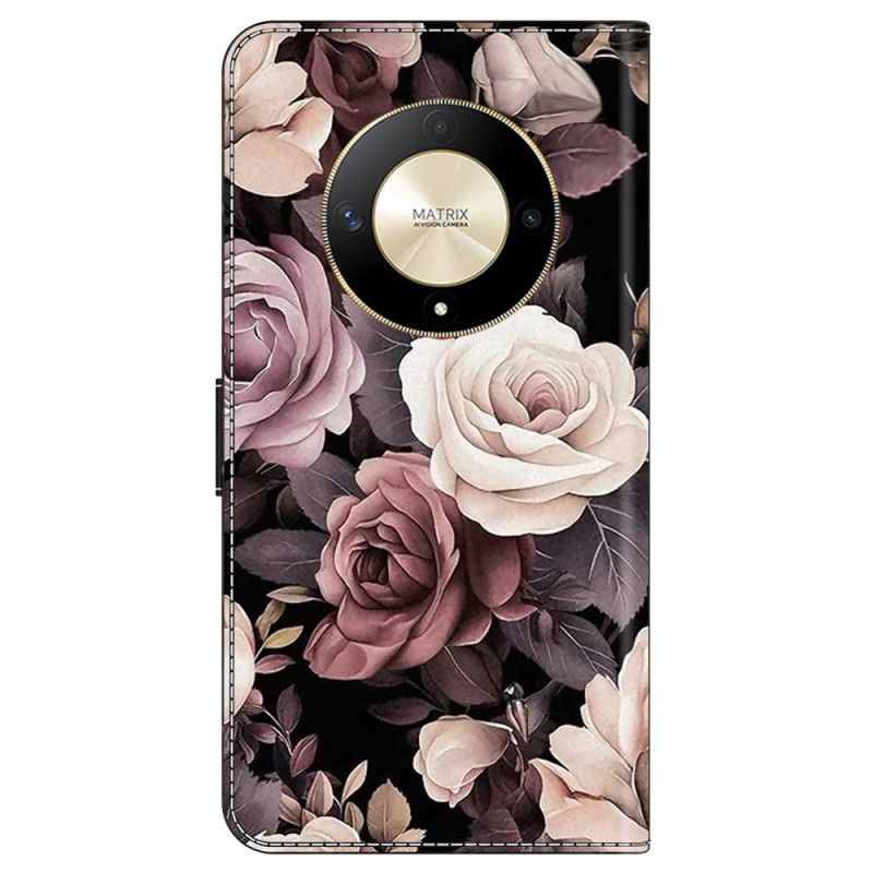 Housse Honor Magic 6 Lite / X9b Roses